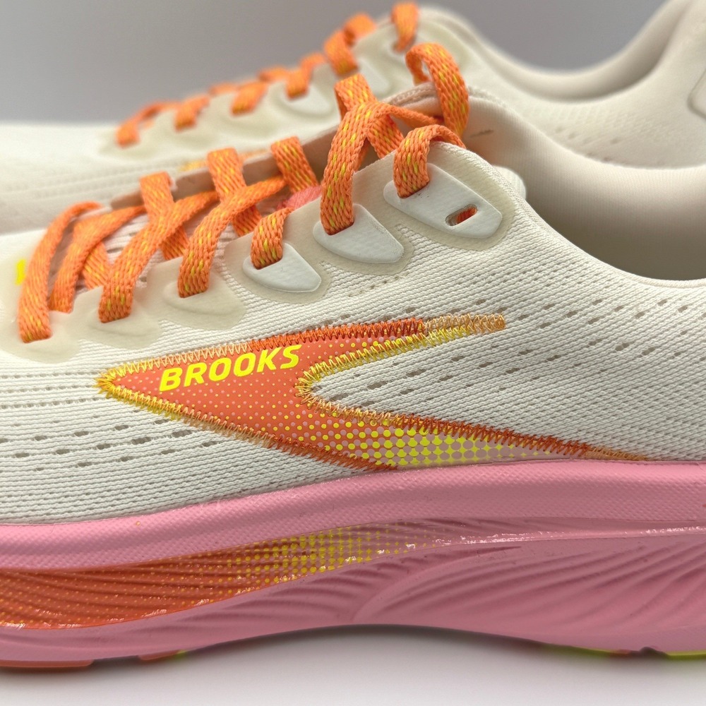 Brooks Ghost 17 Running Shoes Womens 6.5 Coconut Candy Limeade 120431 1B 236 NEW - Picture 7 of 16